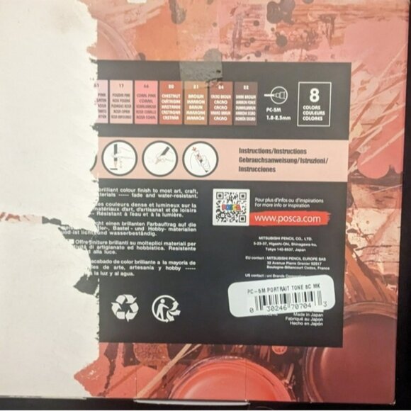 Illustrating Ink Pen Lot; Micron Archival Ink, POSCA Portrait Markers & More - Picture 4 of 10